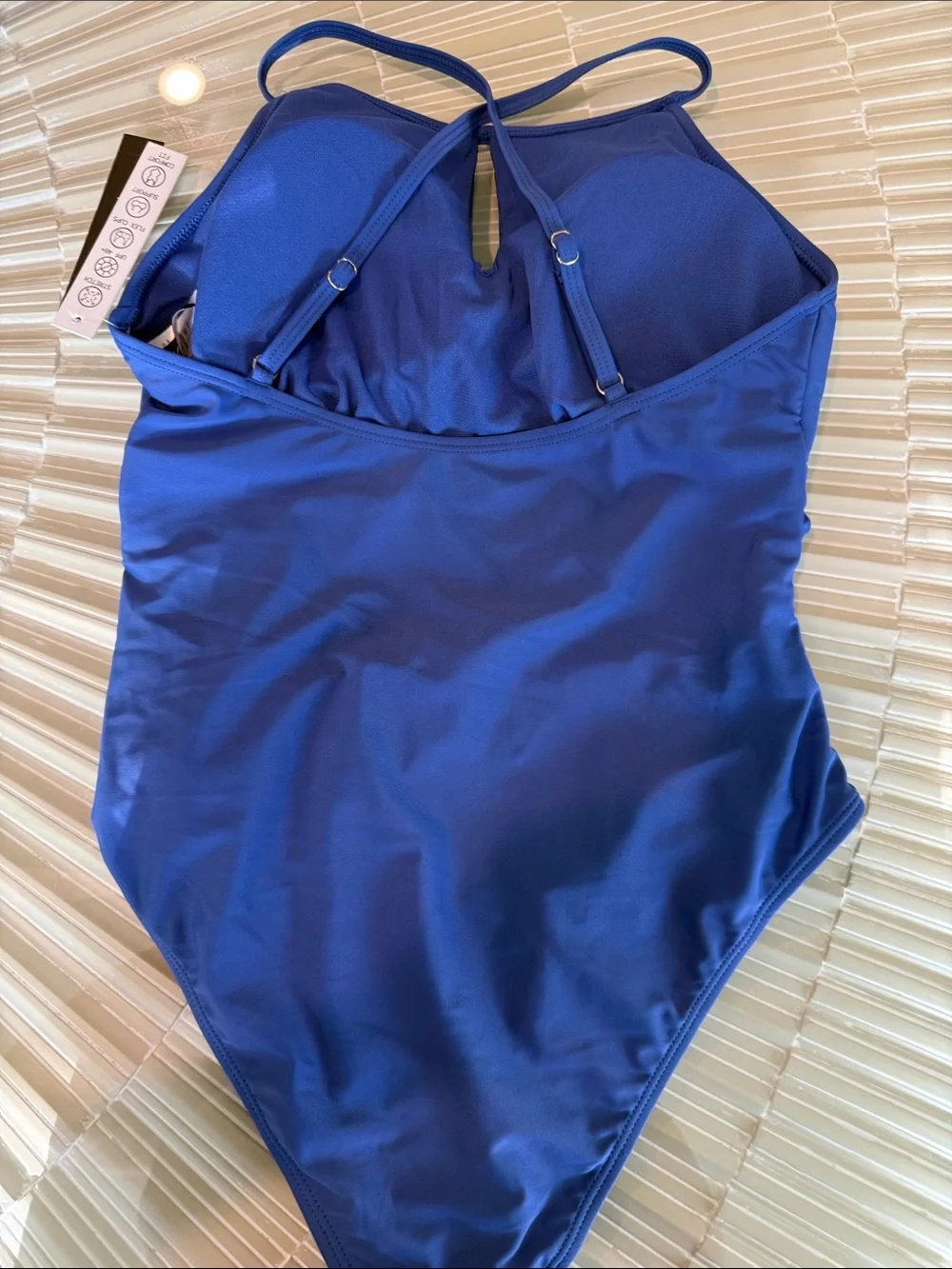 Ladies Blue One-Piece Swimsuit - Tahari